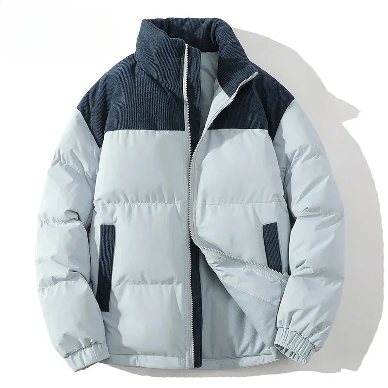 Aaliyah  Quilted Puffer Jacket with Corded Accents