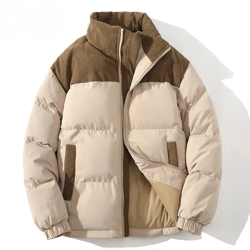 Aaliyah  Quilted Puffer Jacket with Corded Accents