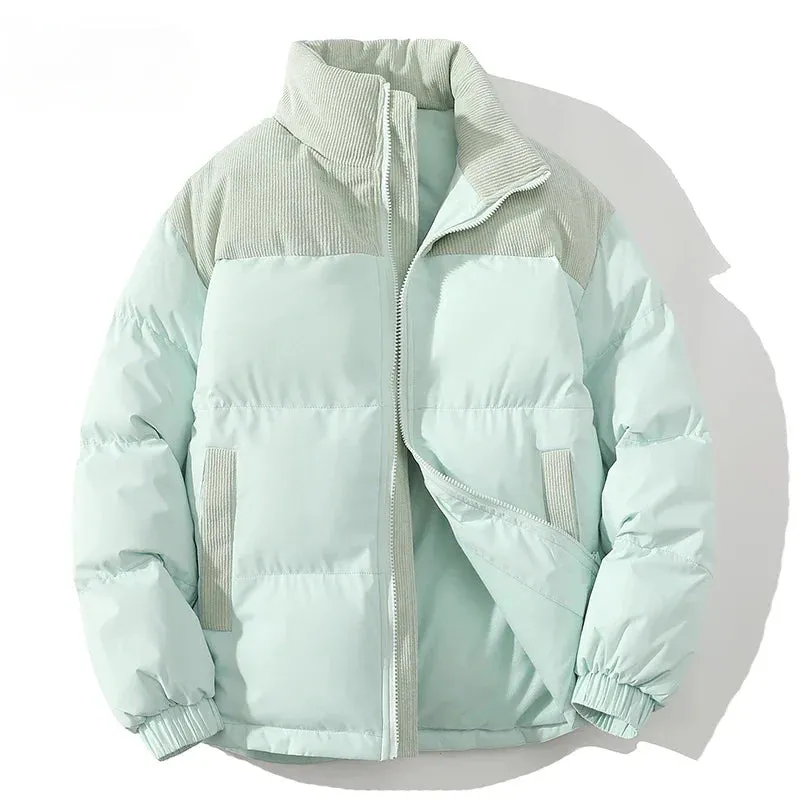 Aaliyah  Quilted Puffer Jacket with Corded Accents