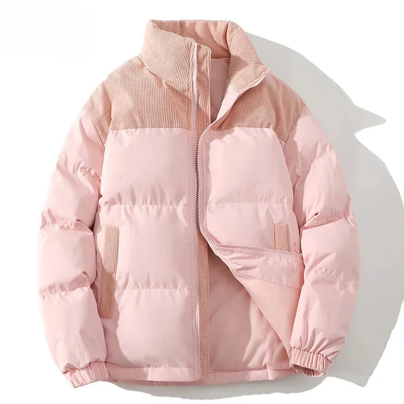 Aaliyah  Quilted Puffer Jacket with Corded Accents