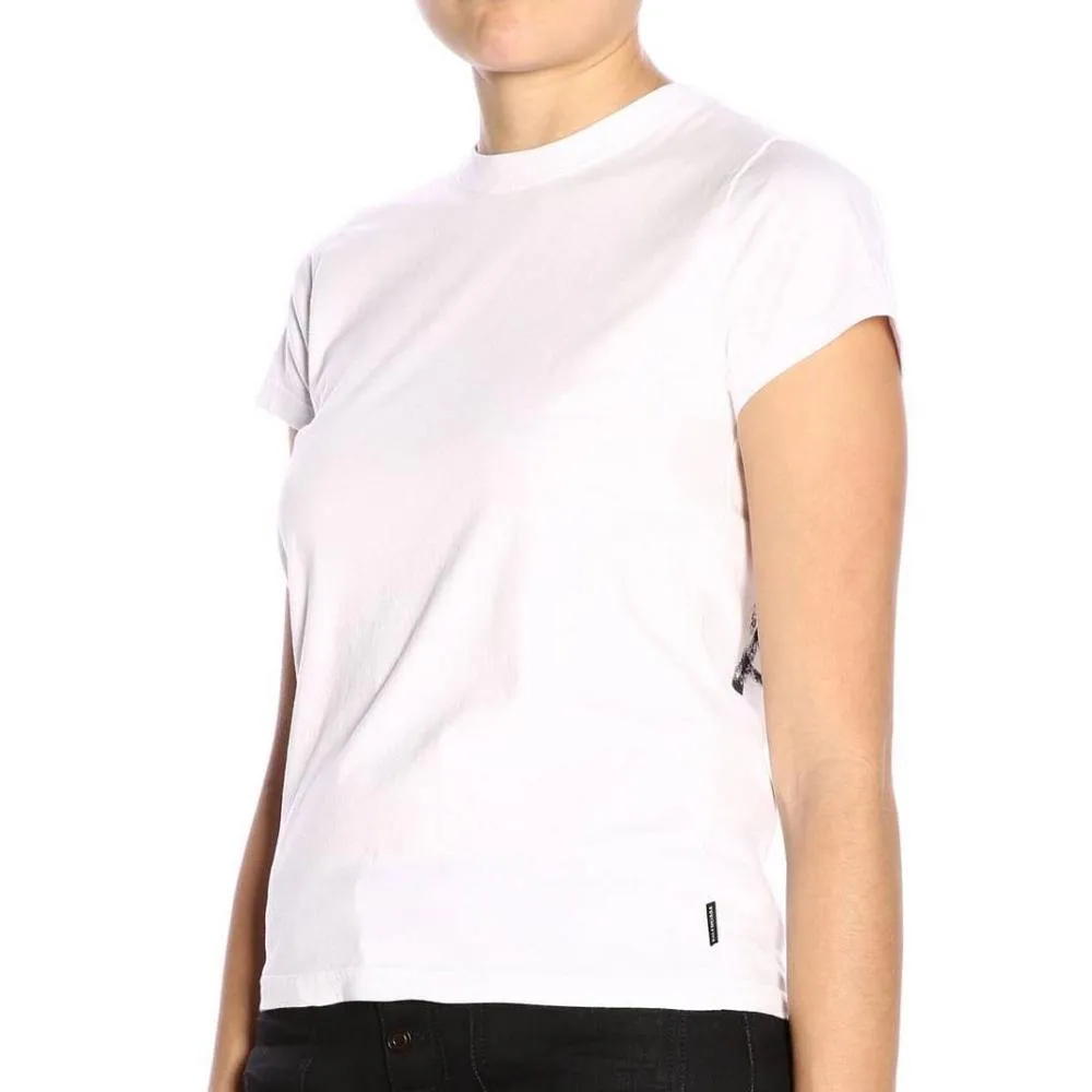 Balenciaga Women's 'Gender Neutral' Logo Cotton T-Shirt White