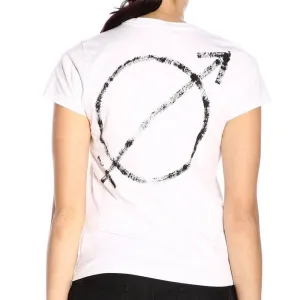 Balenciaga Women's 'Gender Neutral' Logo Cotton T-Shirt White