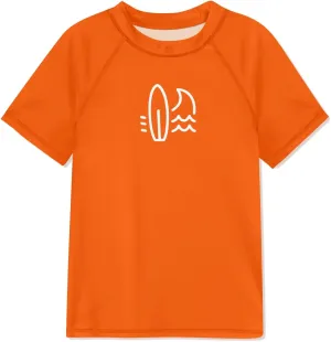 BesserBay Boy's UV Sun Protection Short Sleeve Quick-Dry Crewneck Rash Guard Shirt 3-14 Years