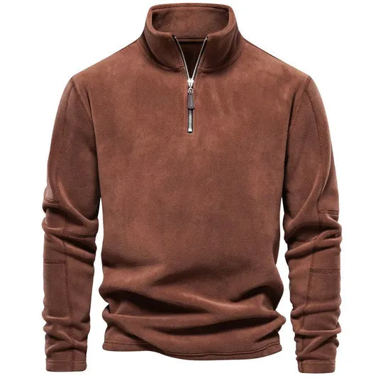 Brayden | Cozy Zip-Up Fleece Pullover
