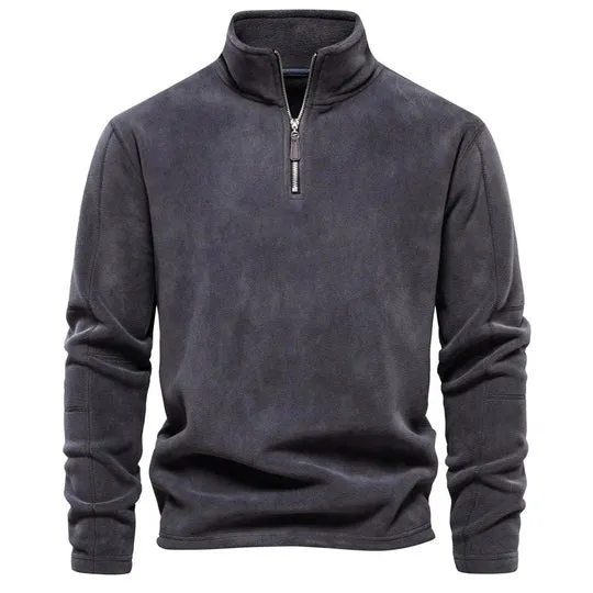 Brayden | Cozy Zip-Up Fleece Pullover