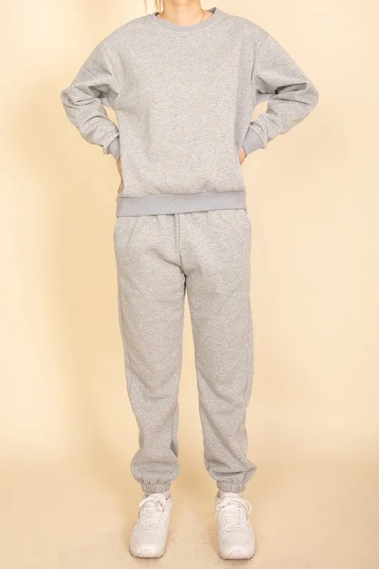 Classic Poly Fleece Crewneck Pullover