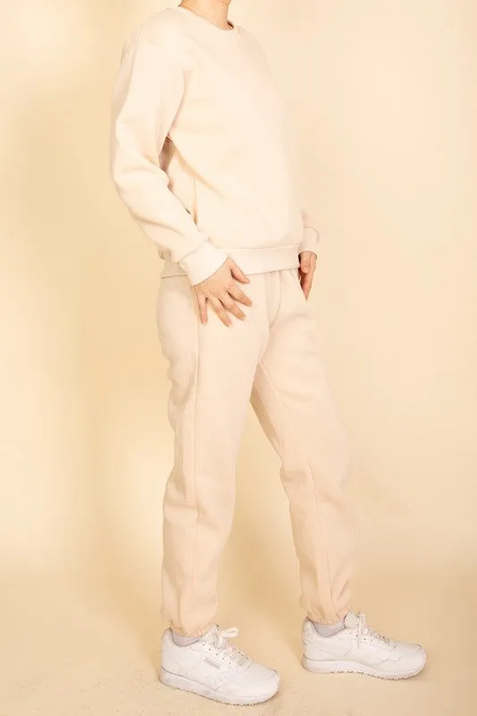 Classic Poly Fleece Crewneck Pullover