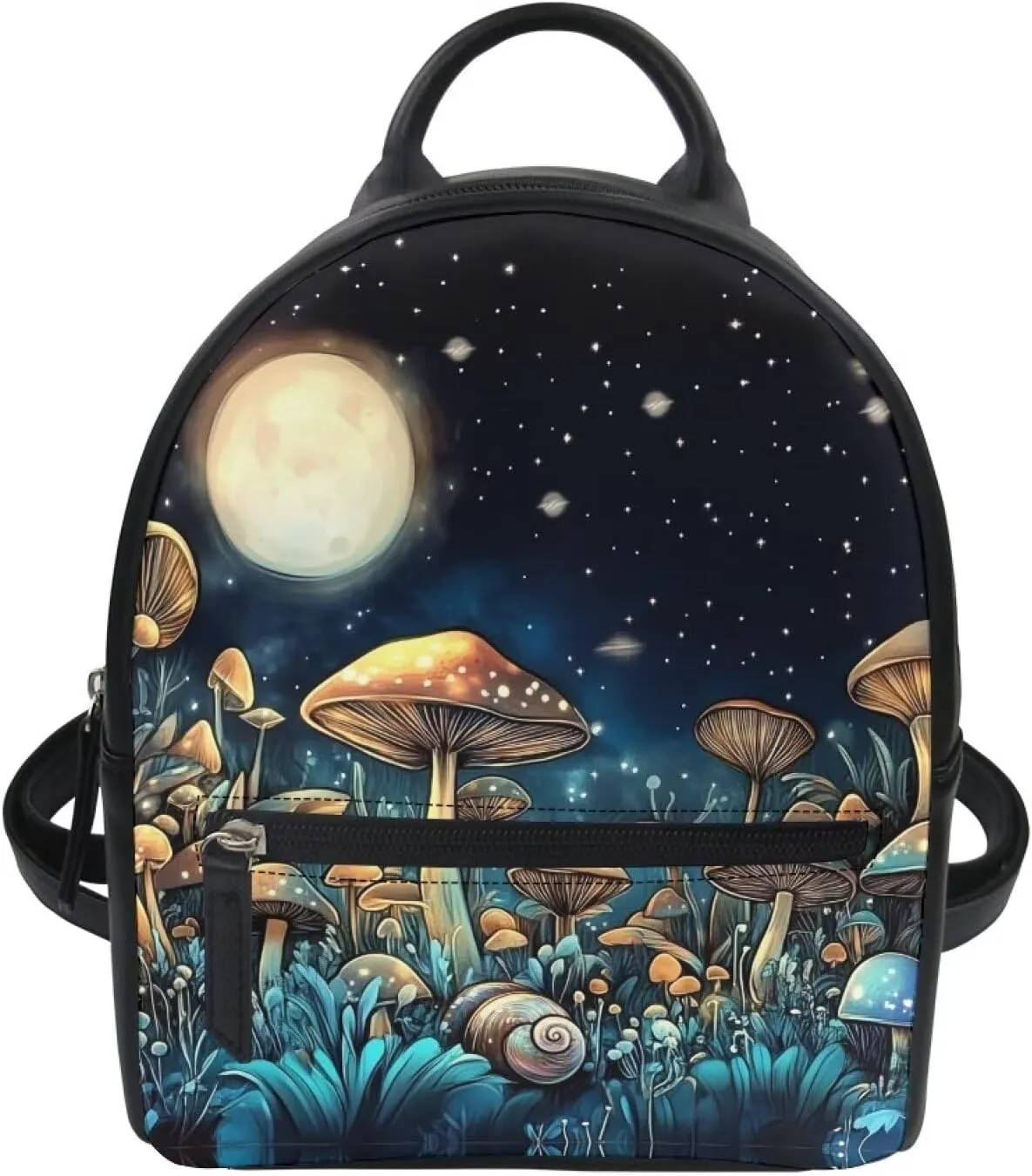 Cozeyat Leather Womens Backpack Purse for Women Black Fashion Cute Backpack Purse for Teens Cat Ladies Shoulder Bag Mini Backpacks Tote for Teen Girls Small College Bookbag for Work School Travel