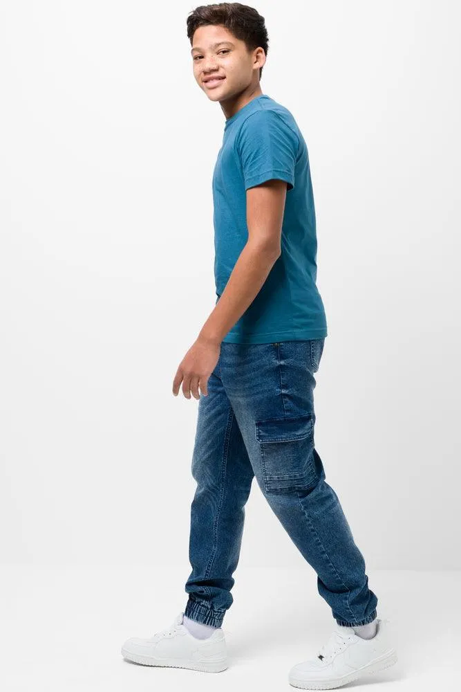 Crew Neck T-Shirt Teal