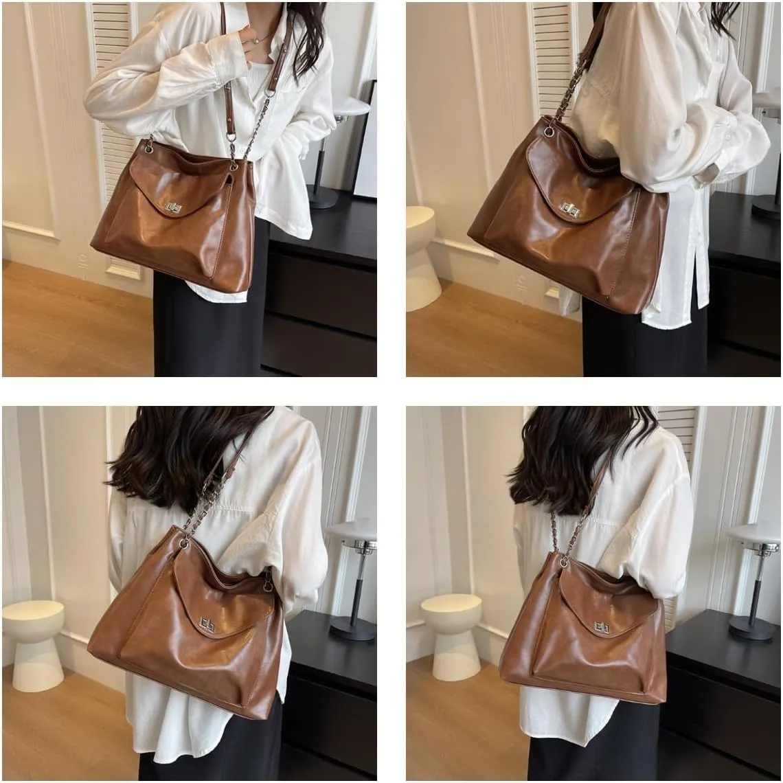 Crossbody Purse Leather Tote Bags Aesthetic Y2k Purse Crossbody Bag Y2k Bag Crossbody Bags for Women Trendy