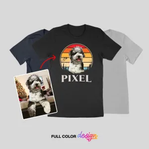 Custom T-Shirt Full Color Dog Design - Gildan 5000