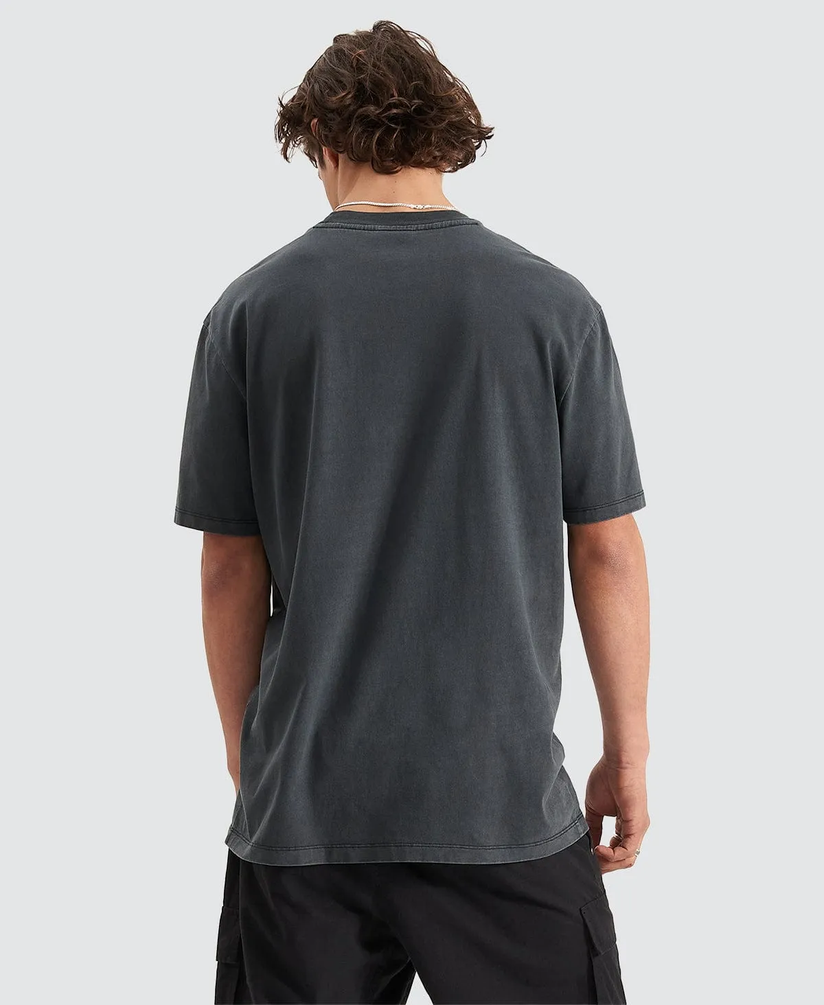 Cycle Relaxed T-Shirt Pigment Anthracite Black