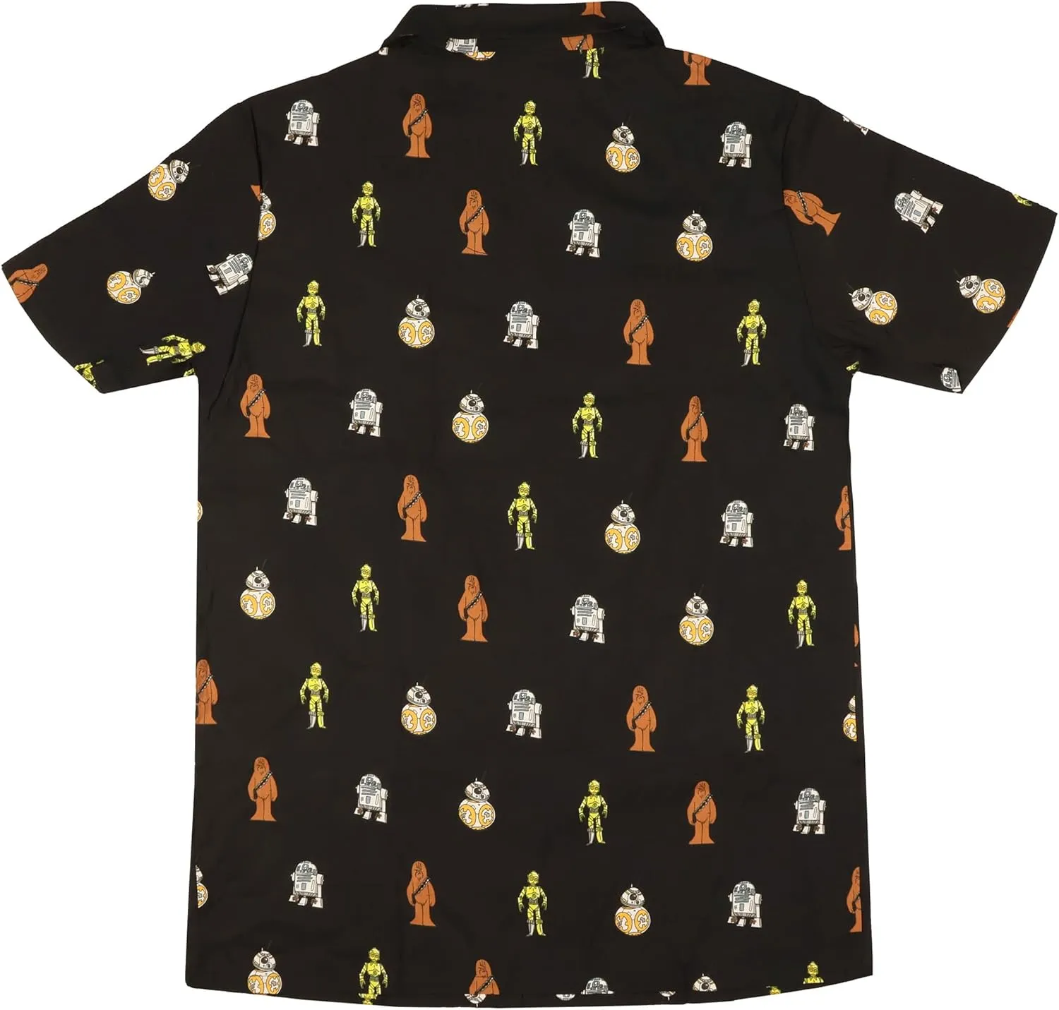 Disney Star Wars Men's Greatest in The Galaxy Adult Button Up Camp Shirt