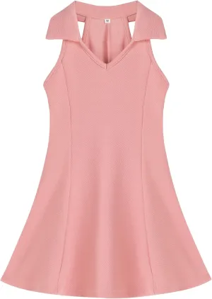 DREAM BUS Baby Girls Sleeveless Dress Toddler Girls Summer Dress A-Line Holiday Sundress for Little Girls Toddler Beach Dress