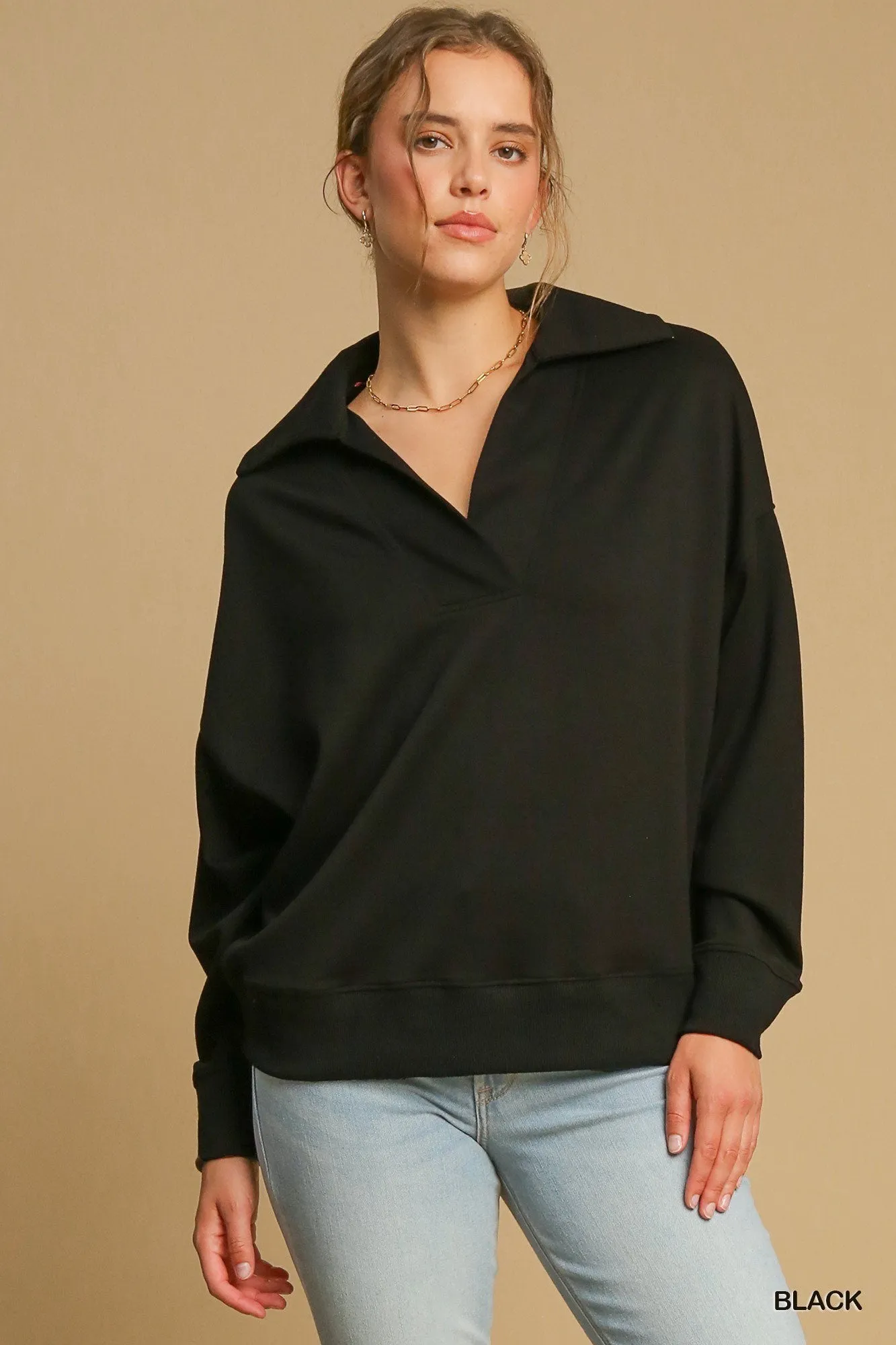 Elliott Collared Sweater