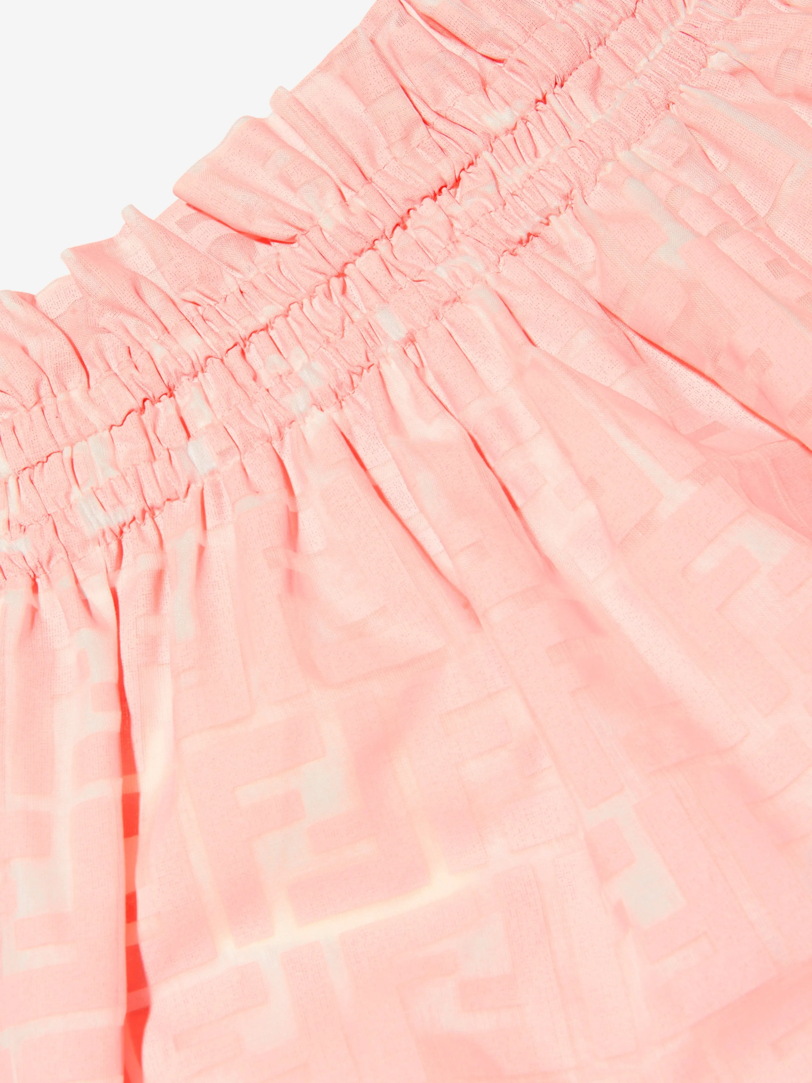 Fendi Girls FF Logo Shorts
