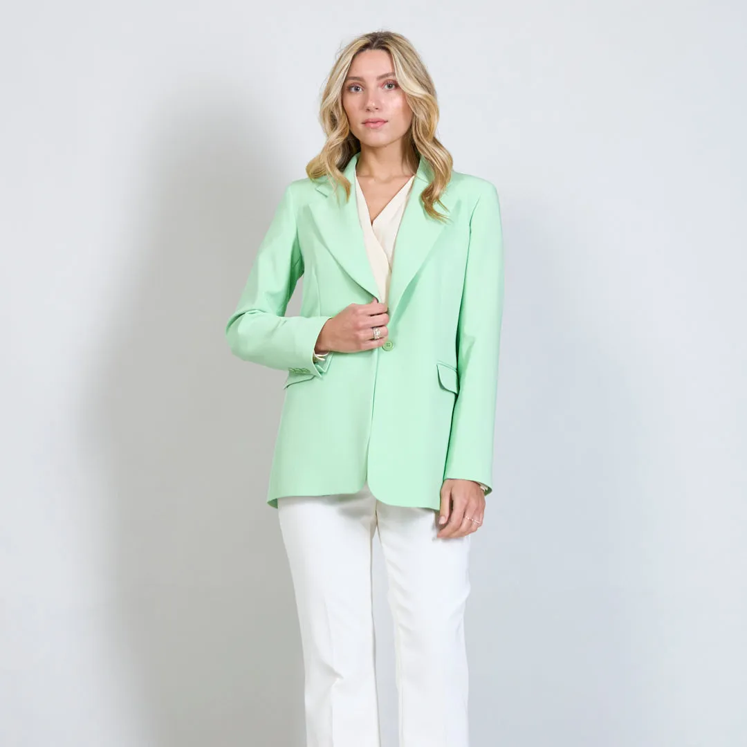 Formal plain notch collar coat wholesale