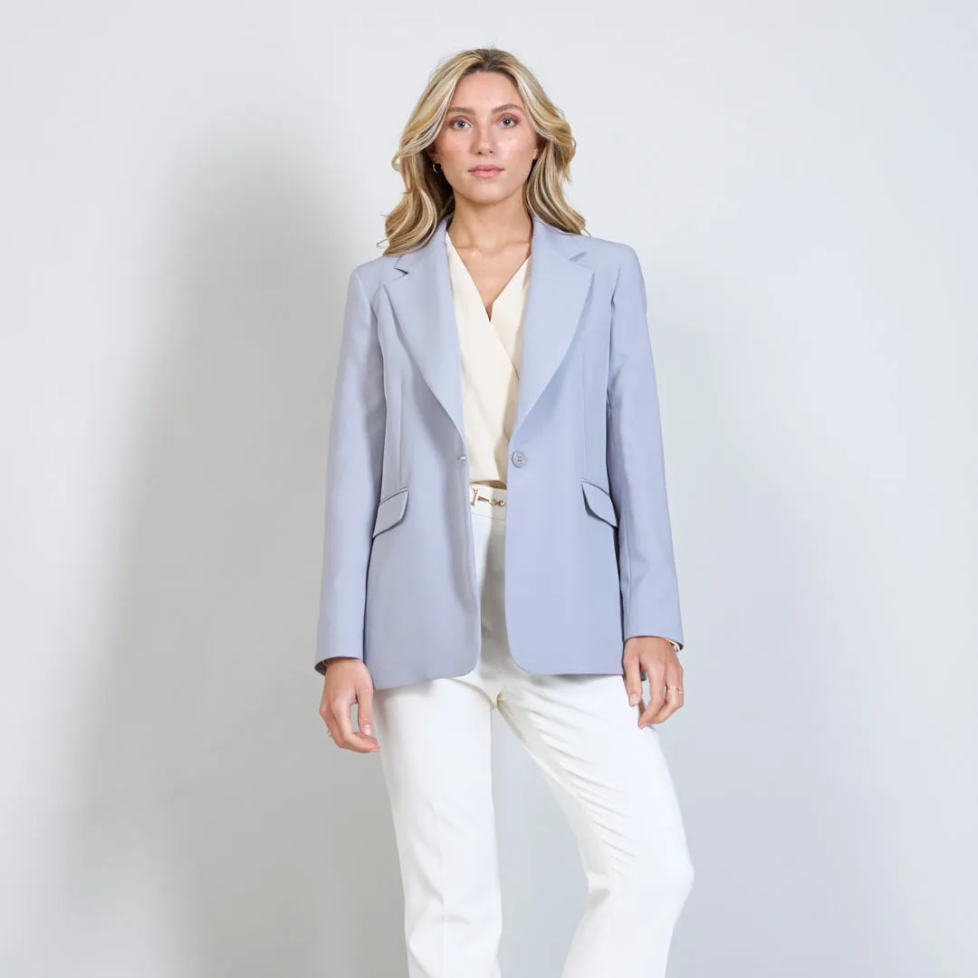Formal plain notch collar coat wholesale