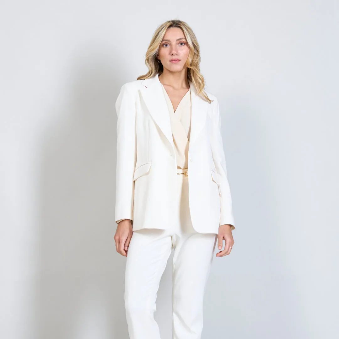 Formal plain notch collar coat wholesale