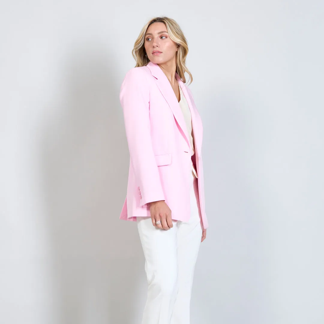 Formal plain notch collar coat wholesale