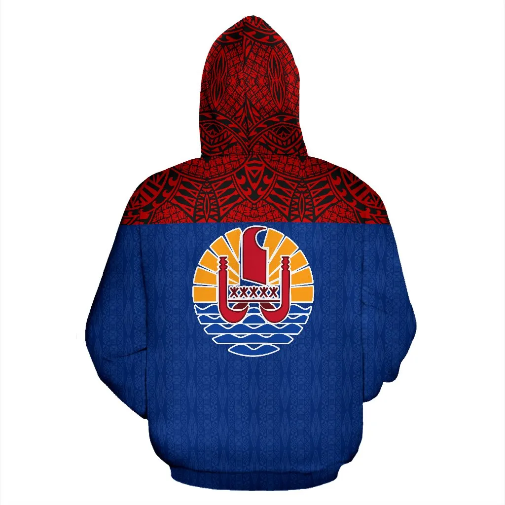French Polynesia All Over Hoodie - BN04