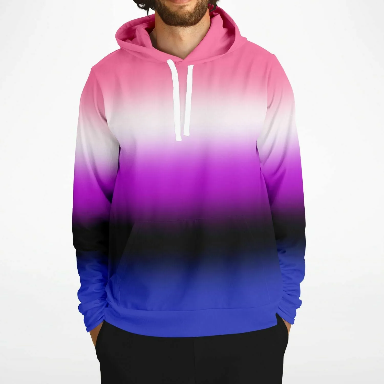 Genderfluid Pride Ombre Pullover Hoodie
