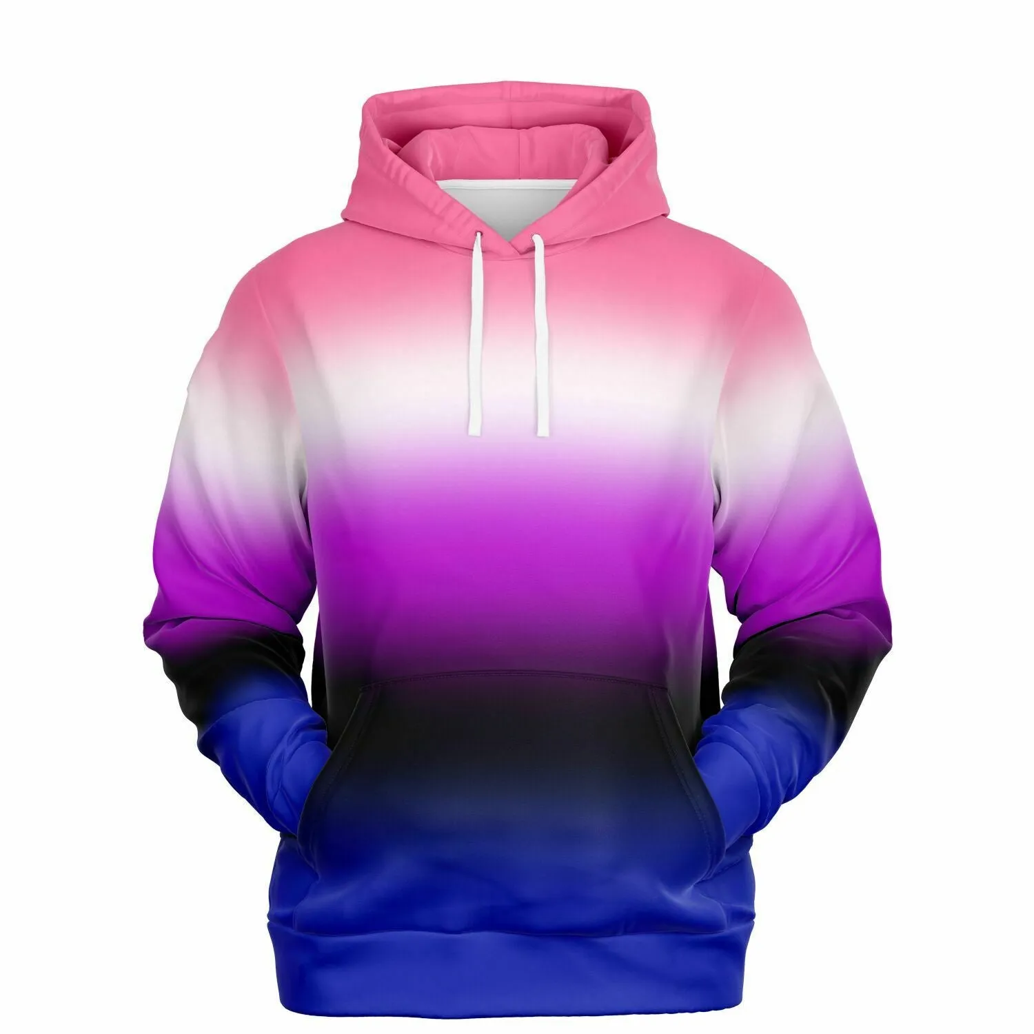 Genderfluid Pride Ombre Pullover Hoodie