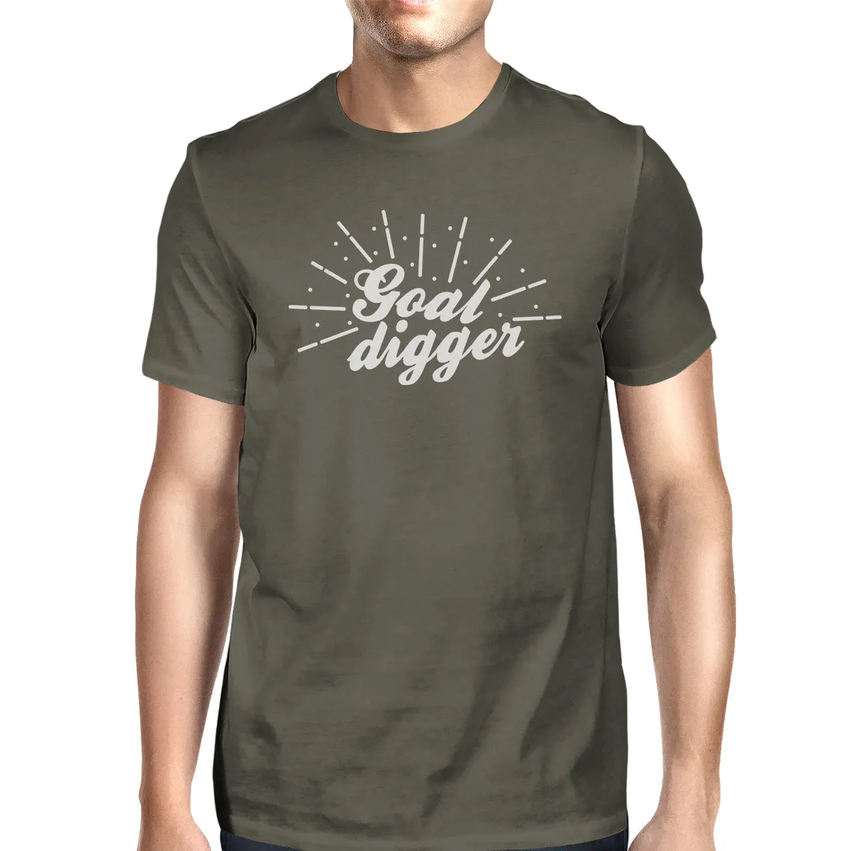 Goal Digger Mens Funny Workout Shirt T-Shirt Gift For Workout Lover