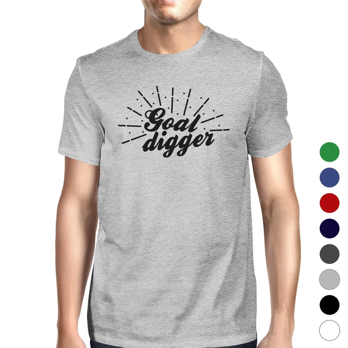 Goal Digger Mens Funny Workout Shirt T-Shirt Gift For Workout Lover