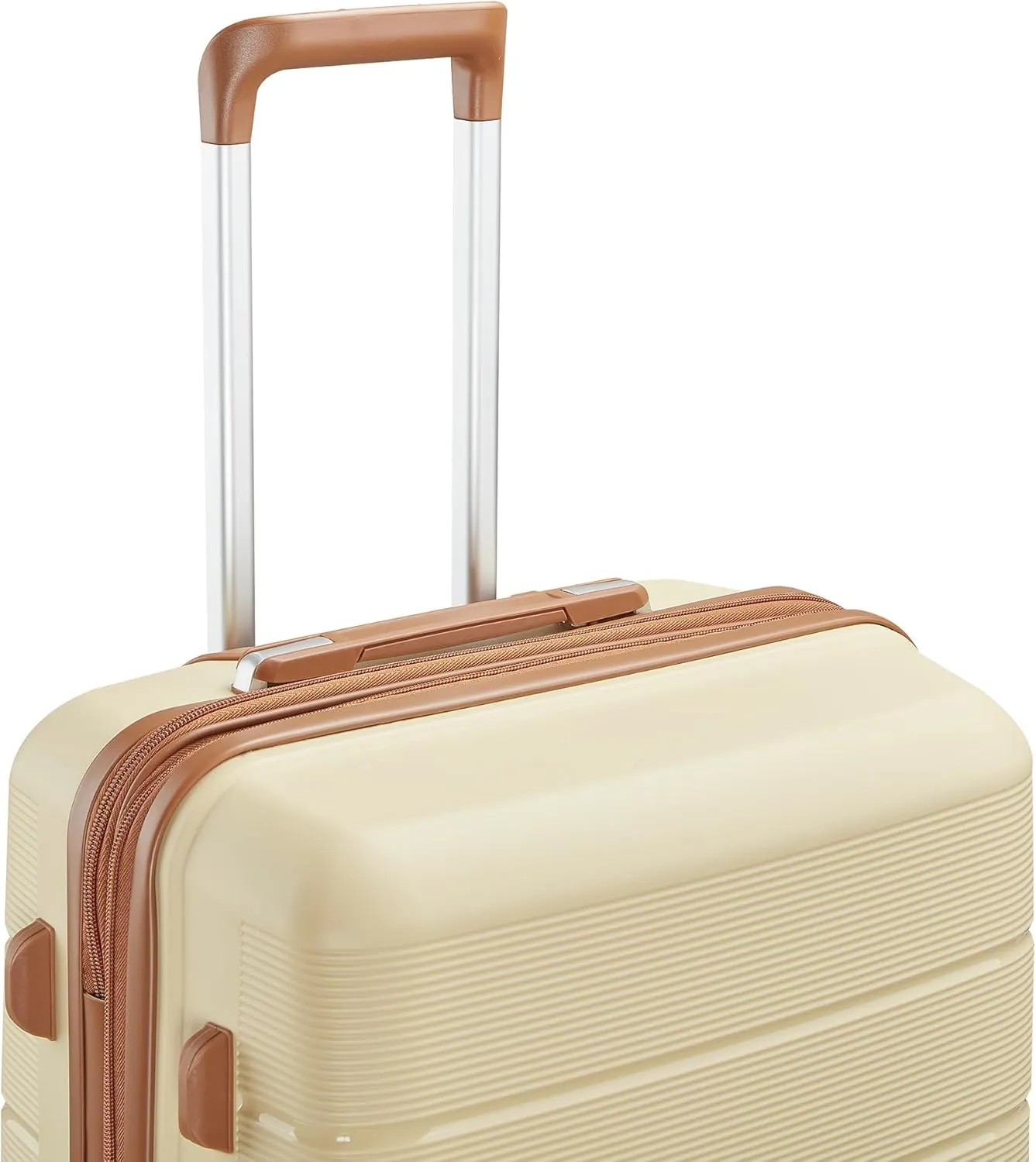 Henf 4 Piece Hardside Luggage Set(14/20/24/28), Lightweight Hardshell Suitcase Set, Expandable Carry On Luggage Set with Double Spinner Wheels,TSA Lock,Travel Rolling Suitcase Clearance for Women Men