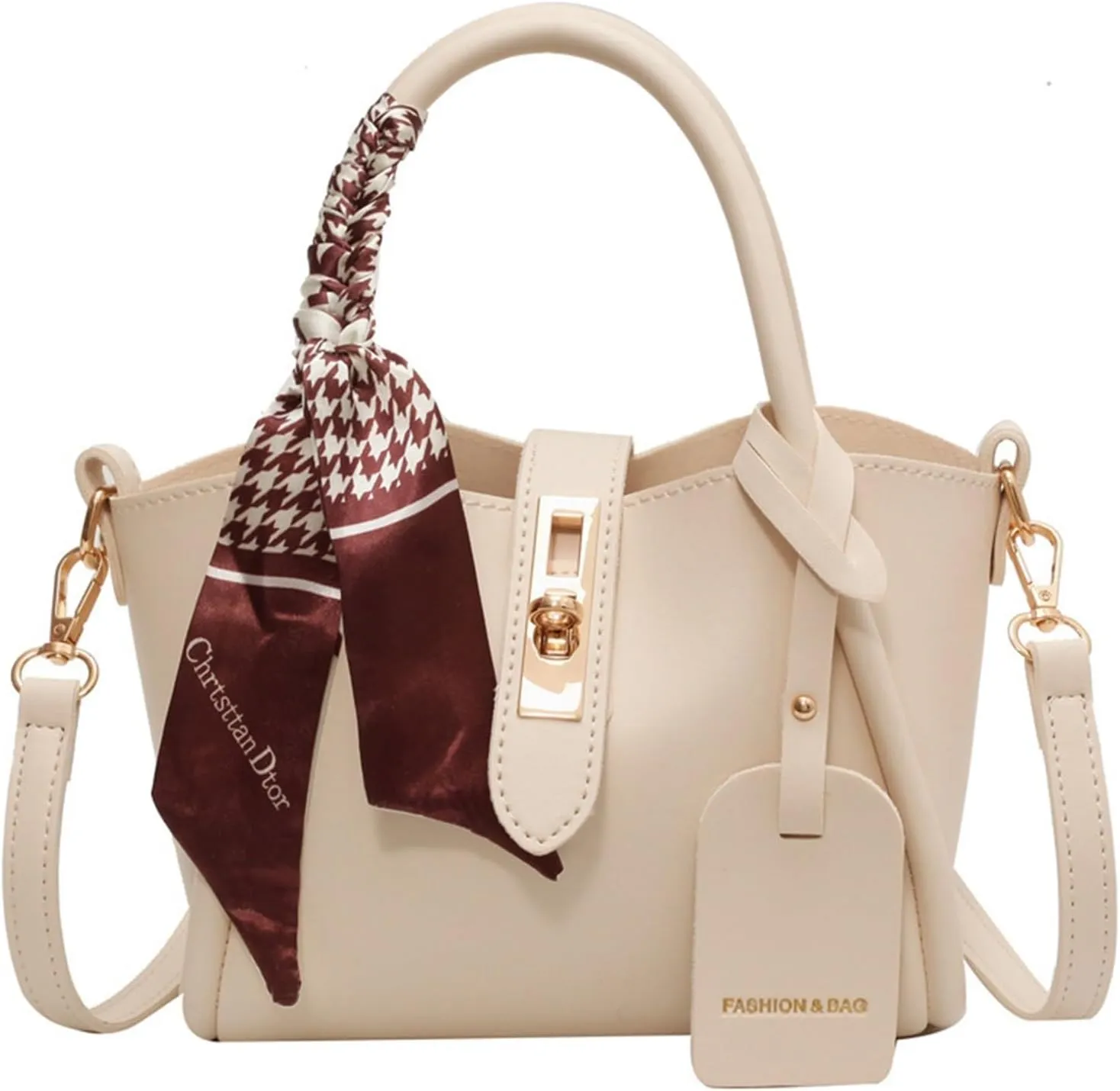 High-grade Bag Handbag Joker Texture Messenger Bag Portable Bucket Bag