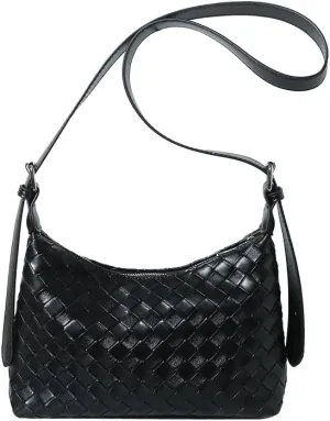 Hobo Bags for Women,Vegan PU Leather Crescent Shoulder Bag Crossbody Handbag Underarm Bag with Adjustable Strap