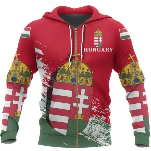 Hungary Special Zipper Hoodie A7