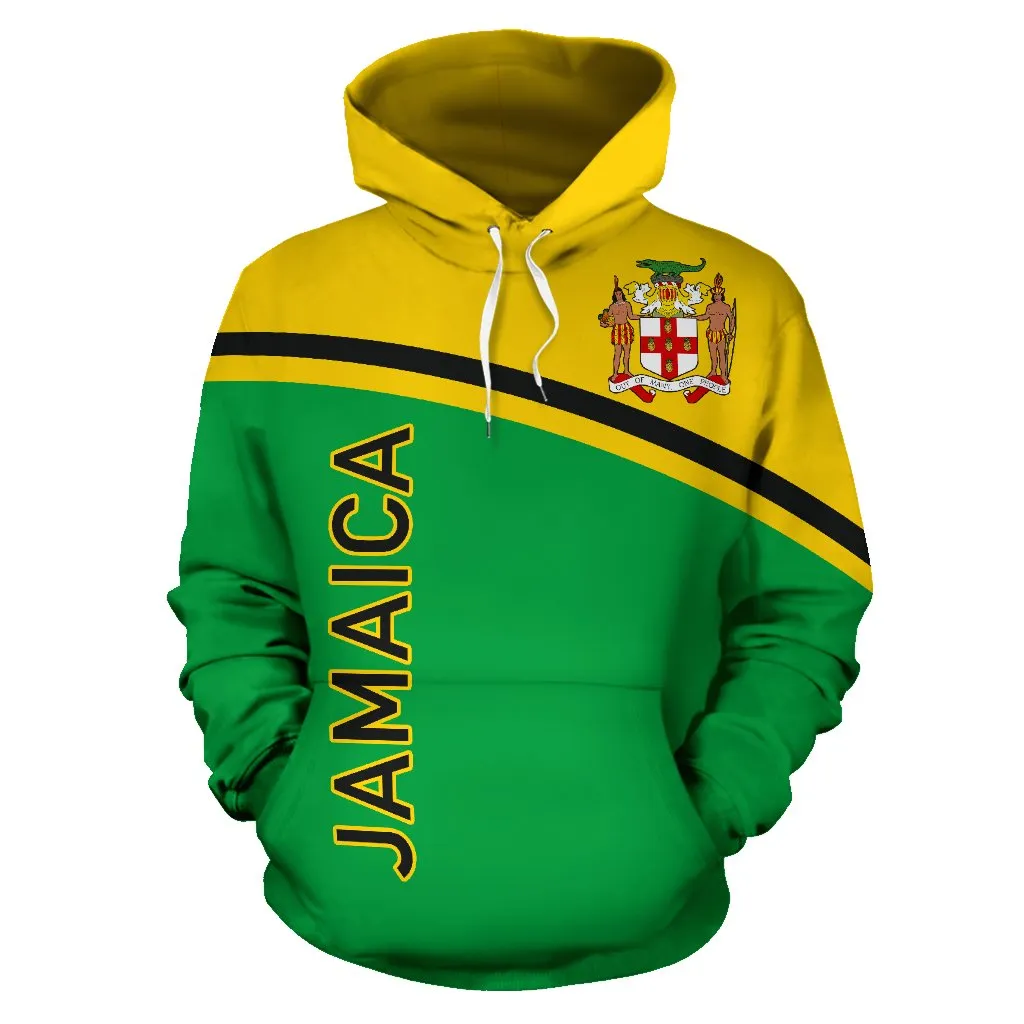 Jamaica All Over Hoodie - Curve Version - BN04