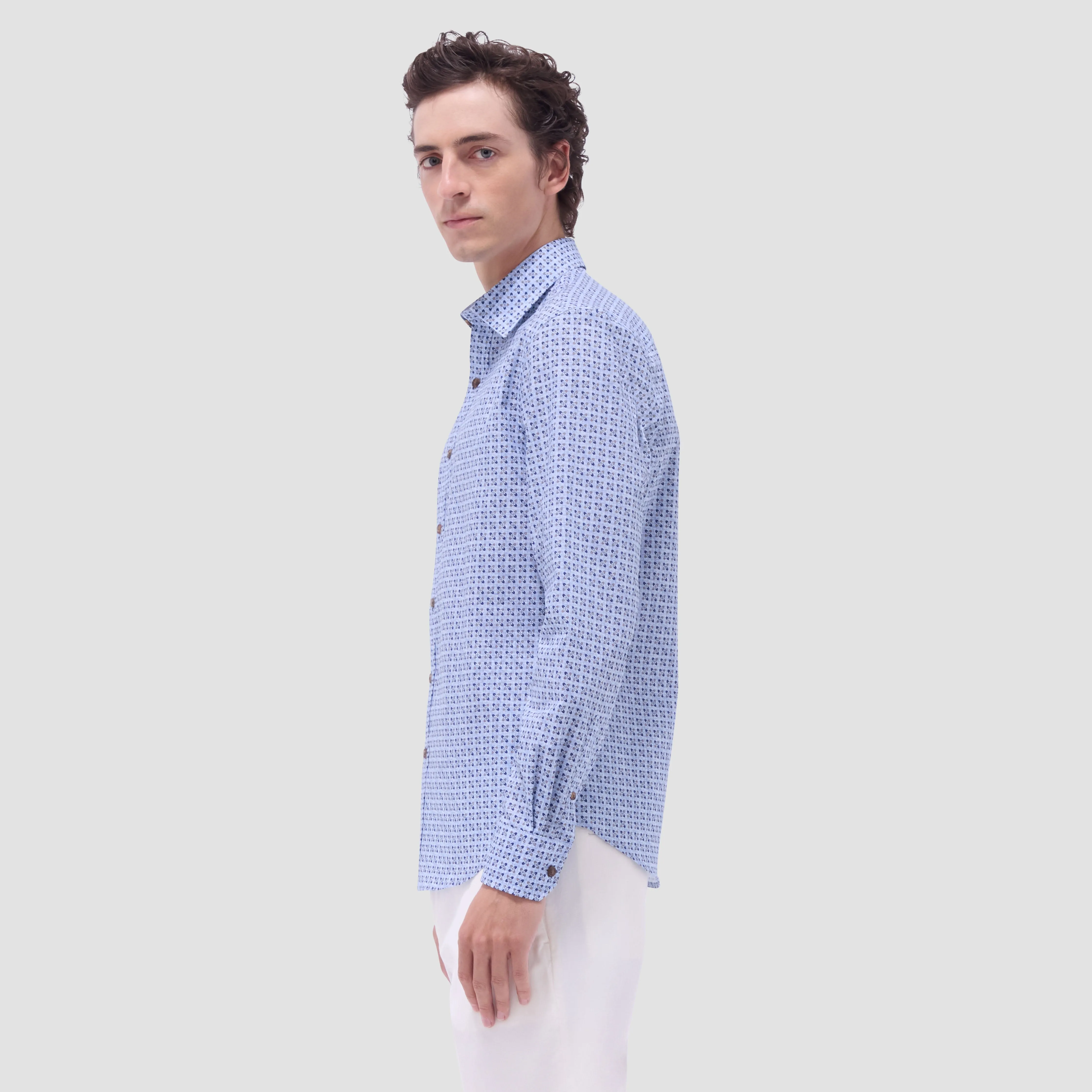 Karl Geometric Floral Shirt