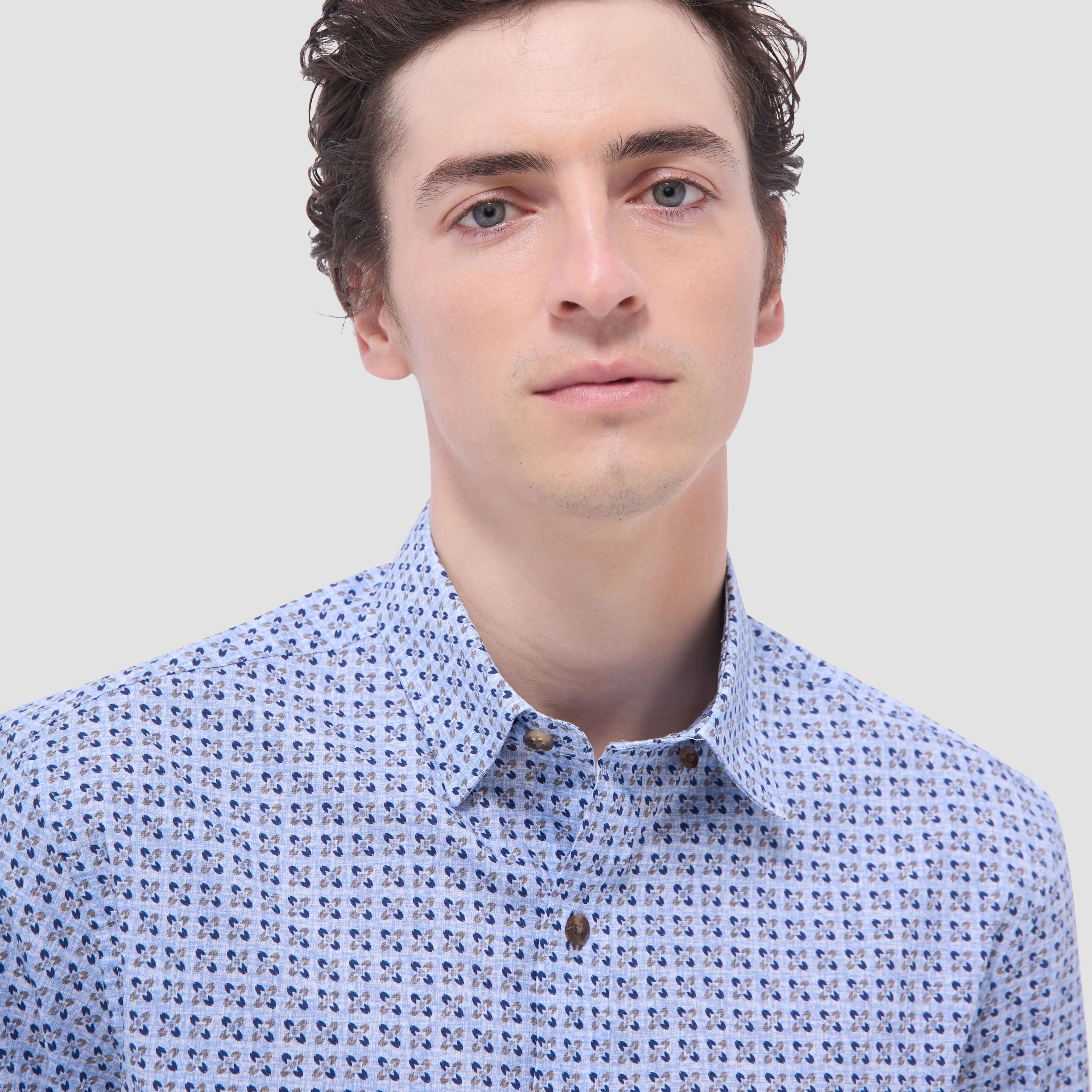 Karl Geometric Floral Shirt