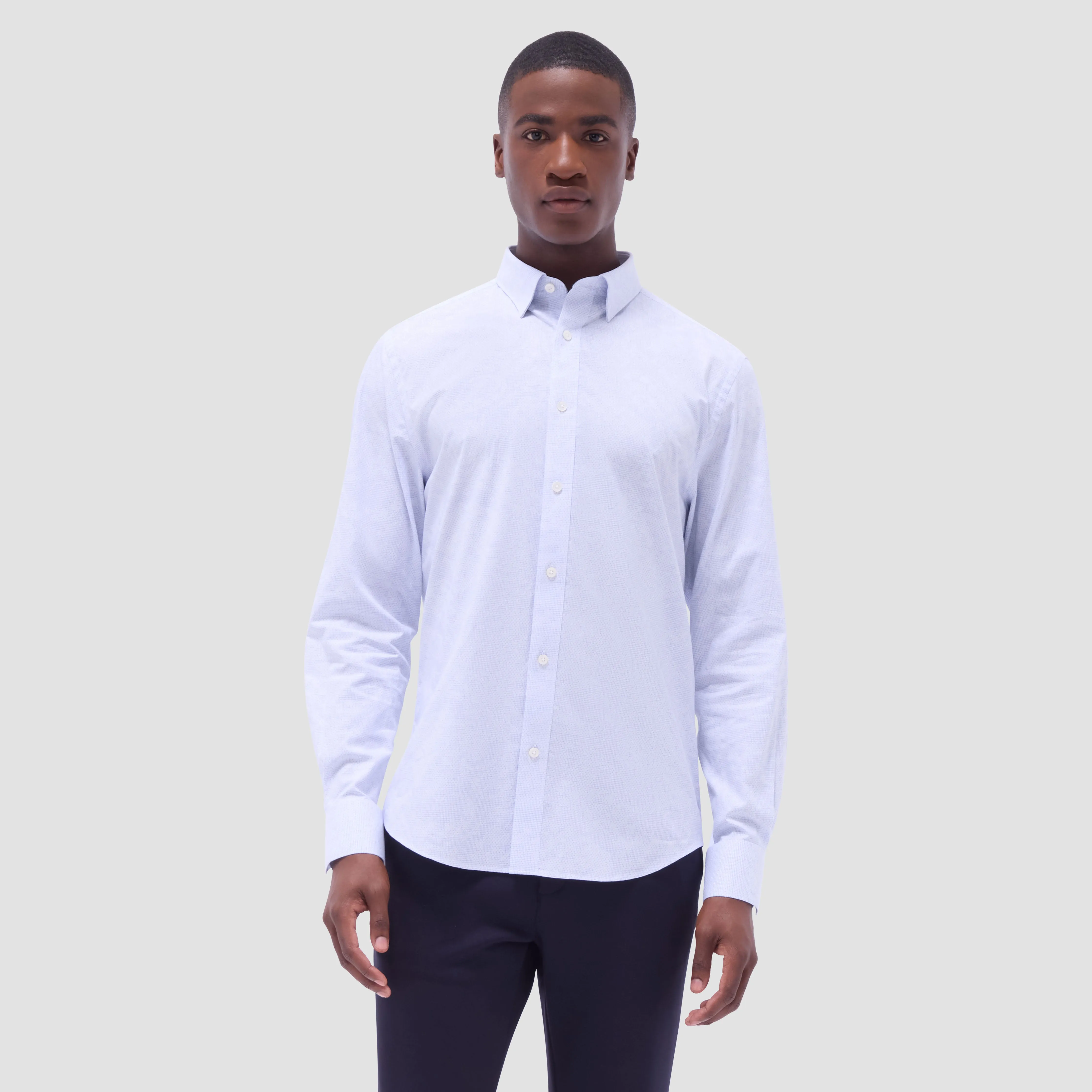 Karl Graph Check Jacquard Shirt