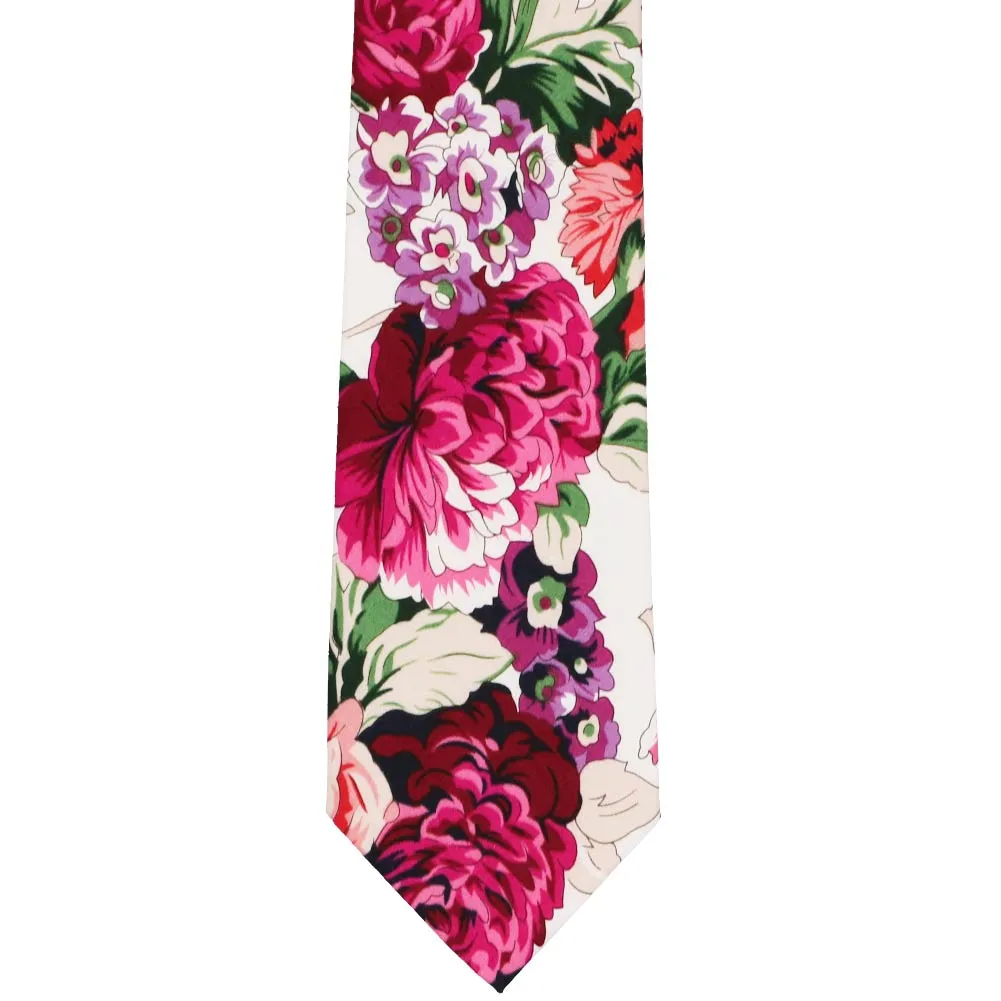 Kingsburg Peony Floral Tie