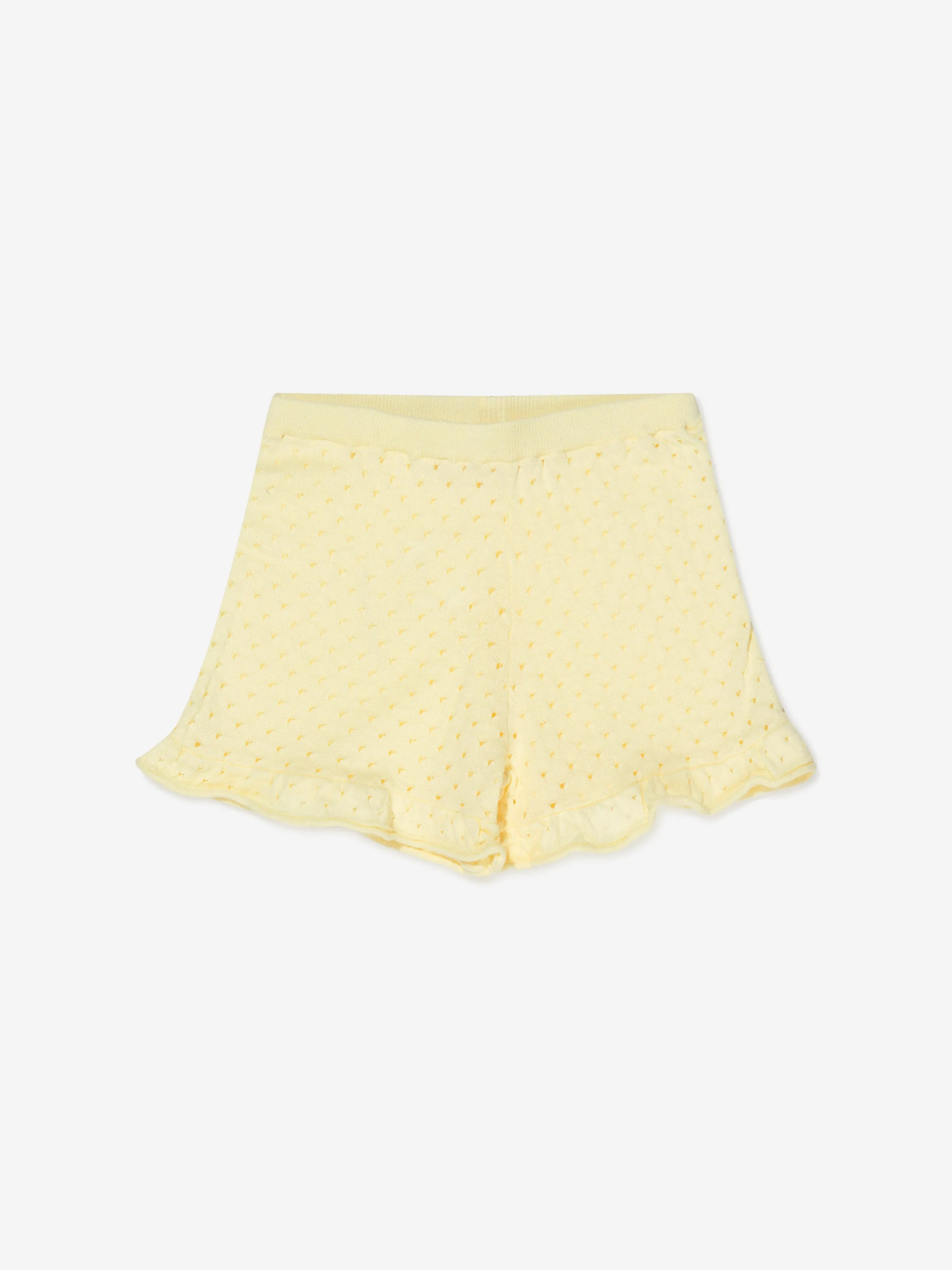 Konges Slojd Girls Organic Cotton Frilly Shorts