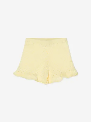 Konges Slojd Girls Organic Cotton Frilly Shorts