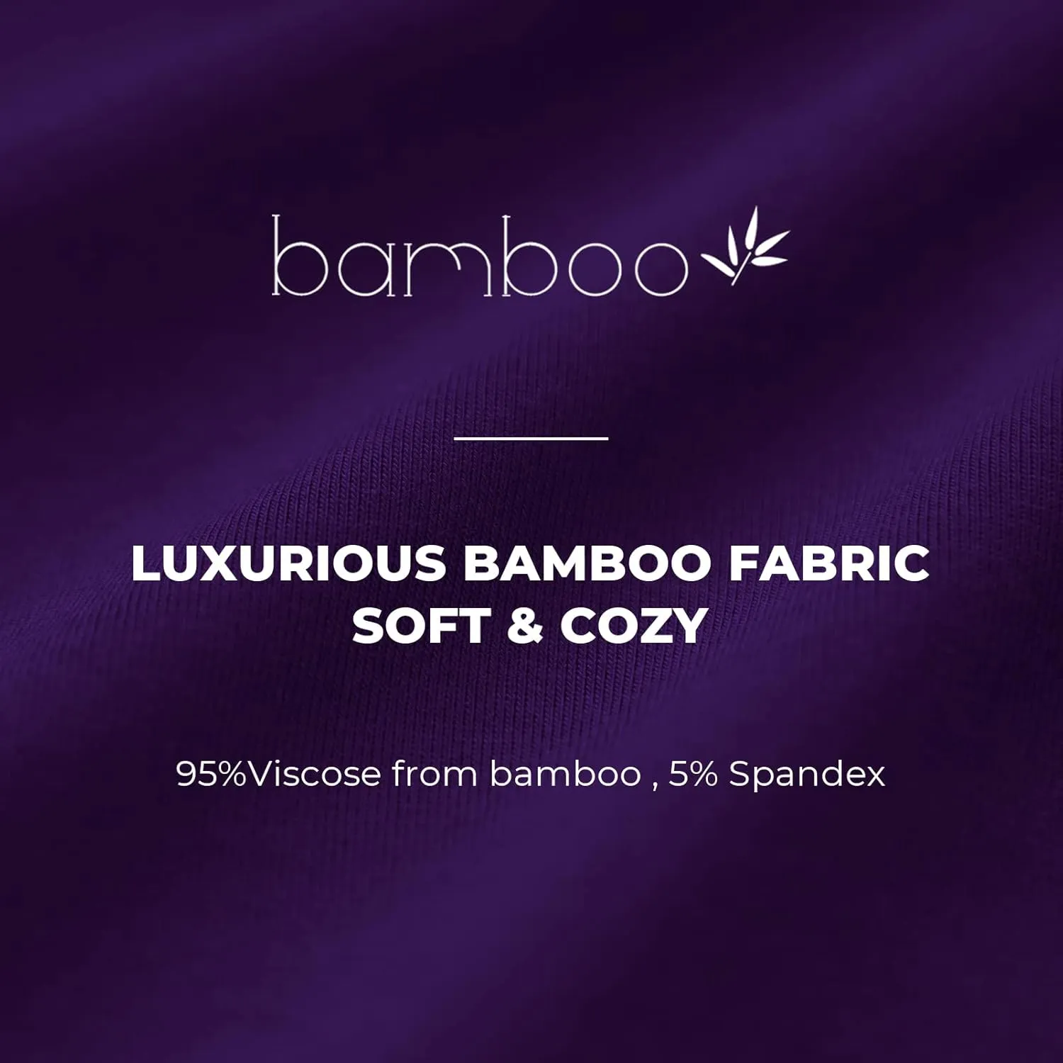LazyCozy Bamboo Viscose Pajama Sets for Women 2 Piece Long Sleeve V Neck Sleepwear