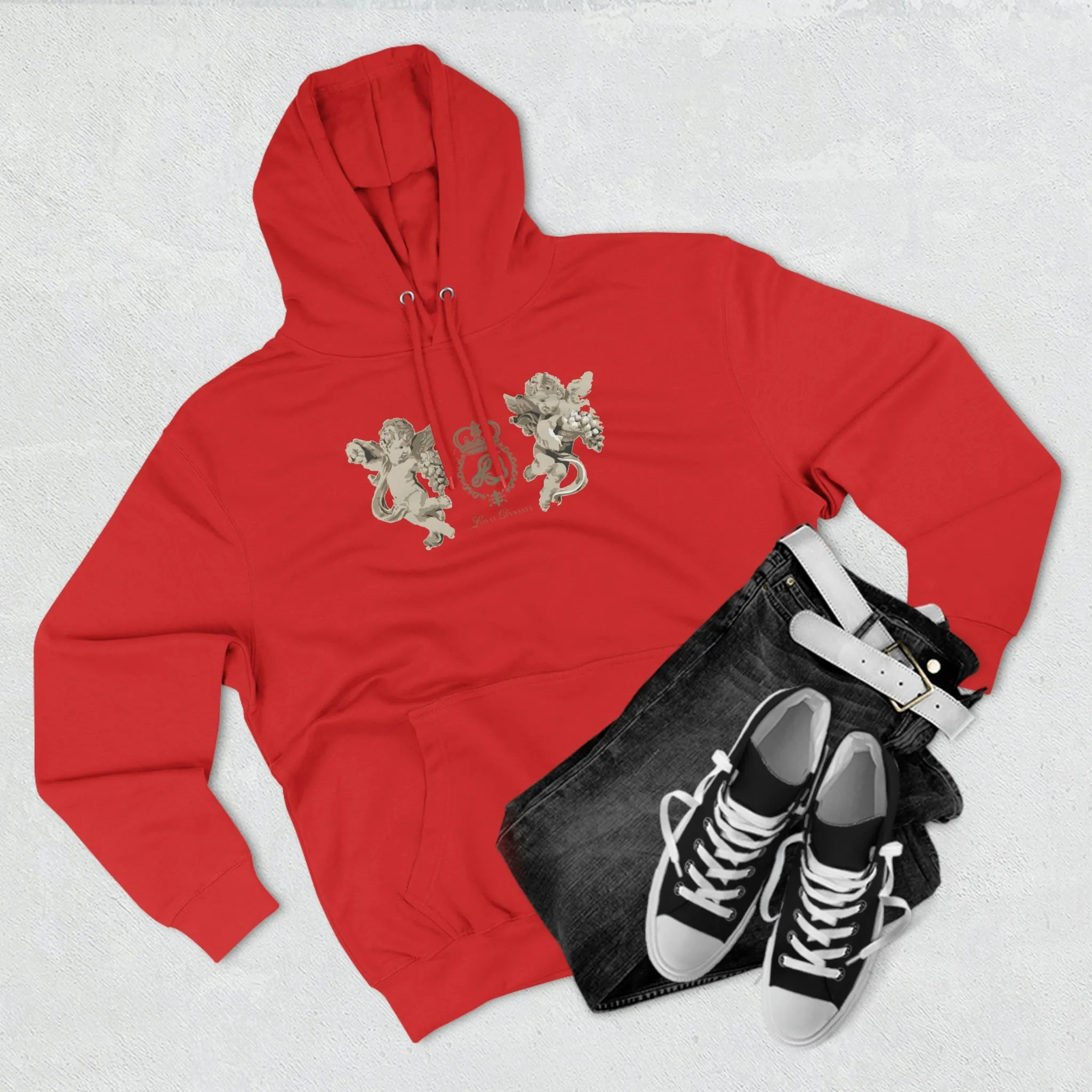 LD Guardian Angels & Crown Holder Unisex Premium Pullover Hoodie