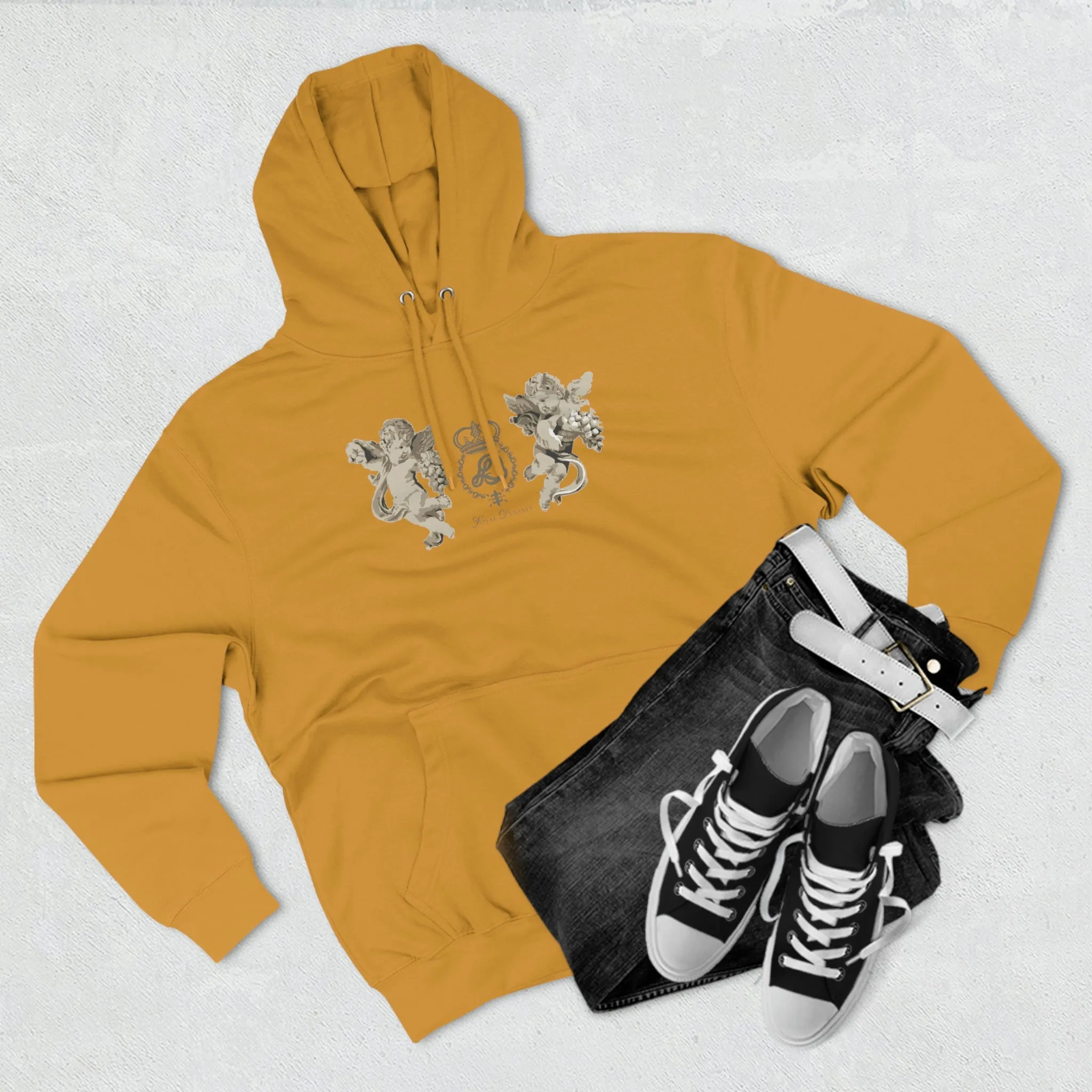 LD Guardian Angels & Crown Holder Unisex Premium Pullover Hoodie