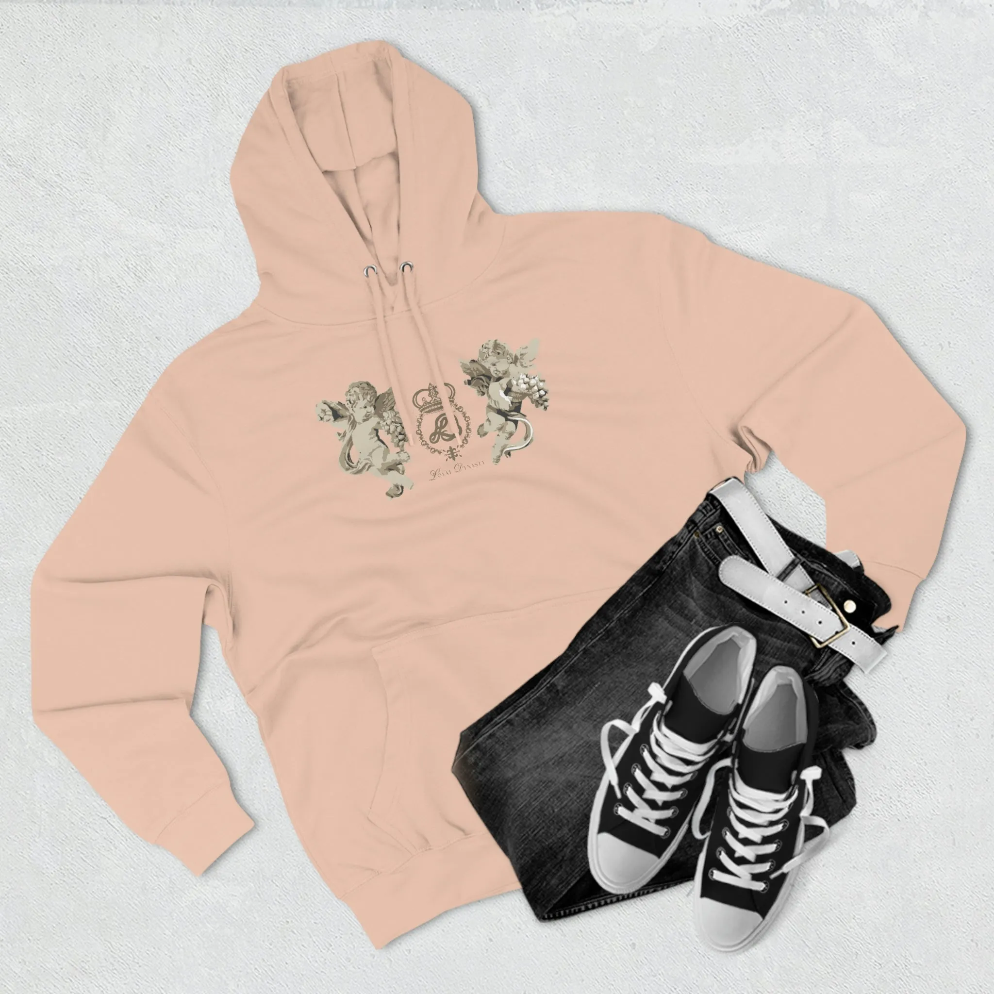 LD Guardian Angels & Crown Holder Unisex Premium Pullover Hoodie
