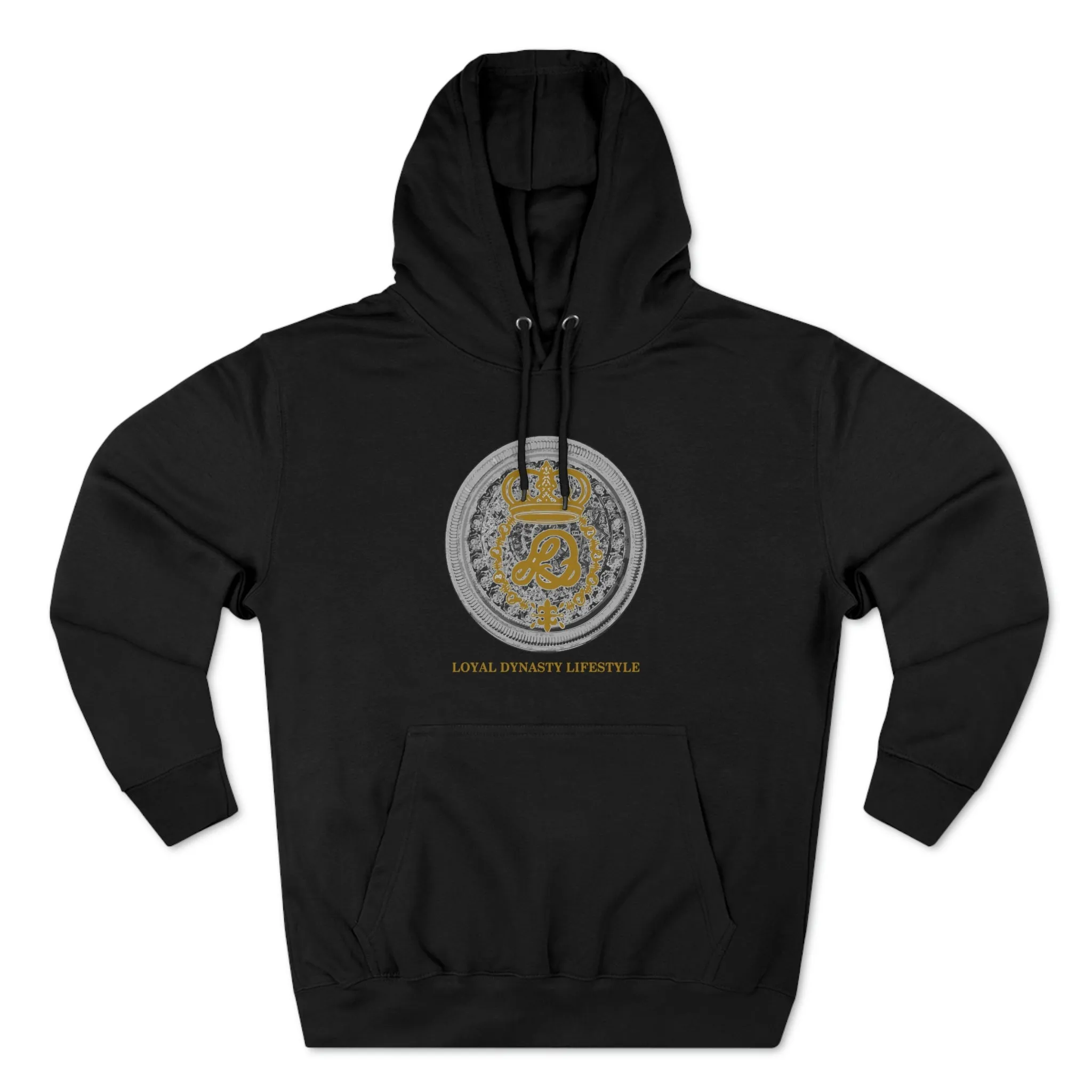 LD K.I.N.G & Crown Holder Unisex Premium Pullover Hoodie