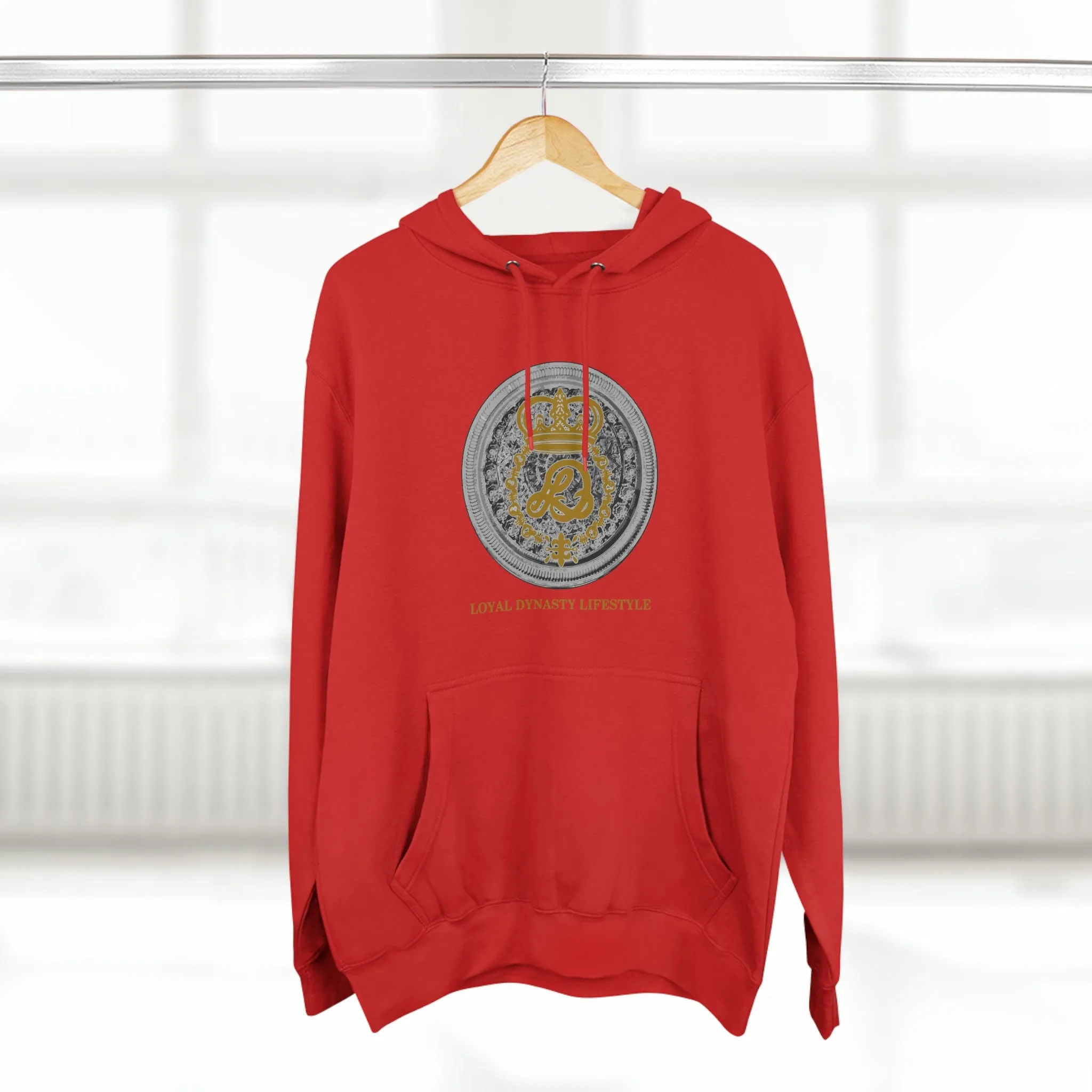 LD K.I.N.G & Crown Holder Unisex Premium Pullover Hoodie