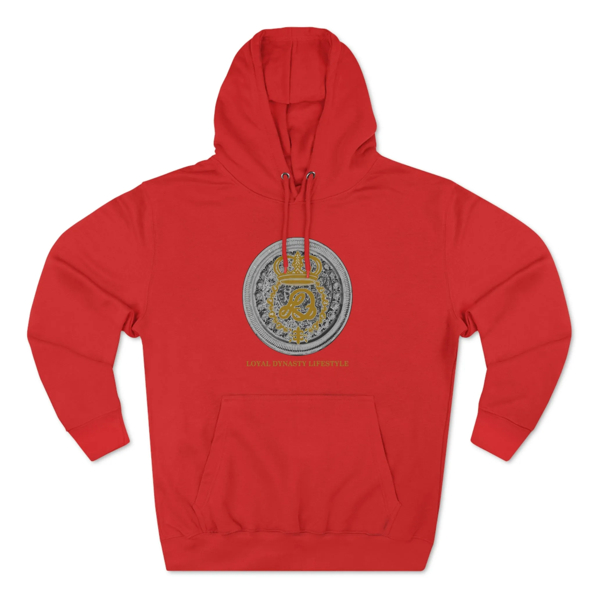 LD K.I.N.G & Crown Holder Unisex Premium Pullover Hoodie