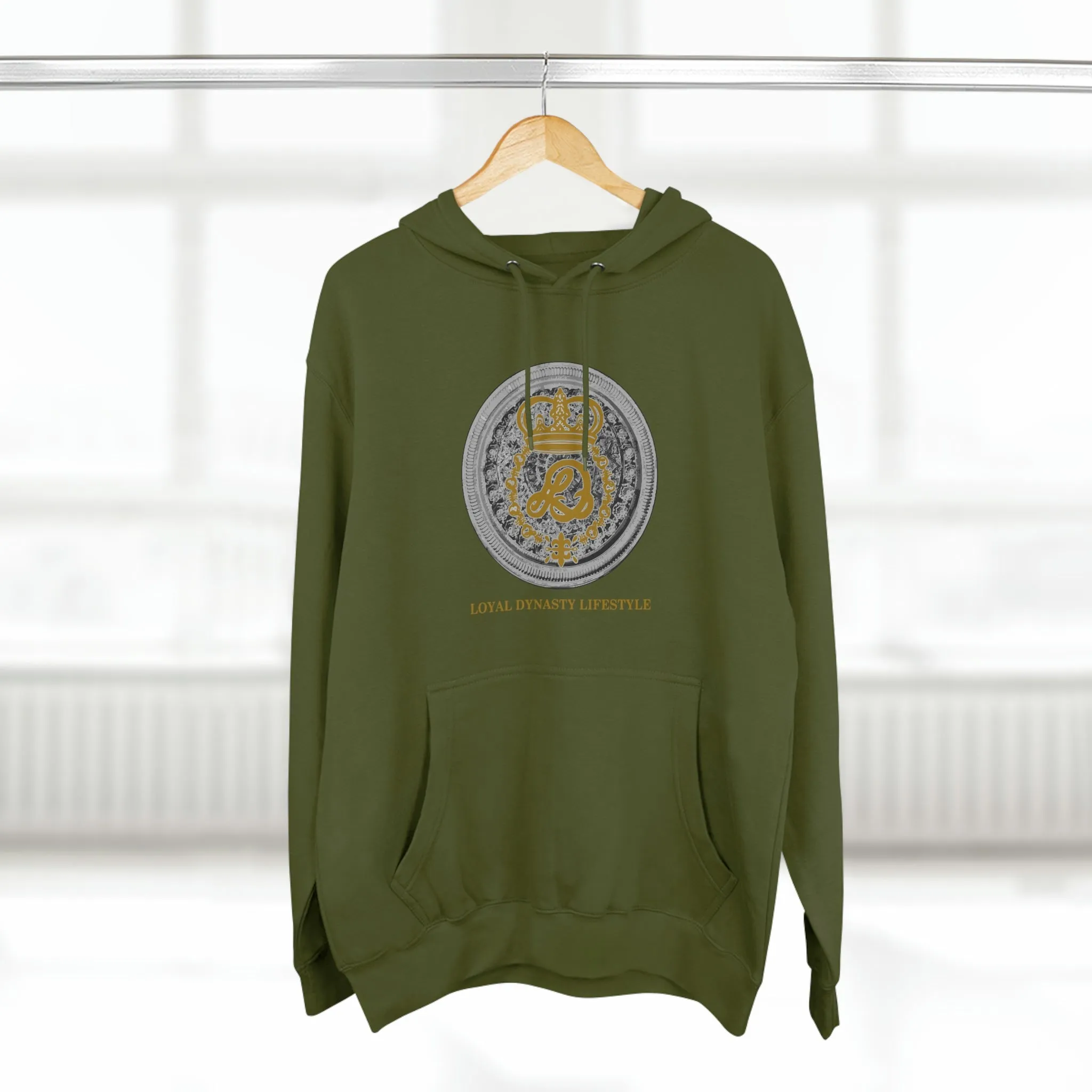 LD K.I.N.G & Crown Holder Unisex Premium Pullover Hoodie