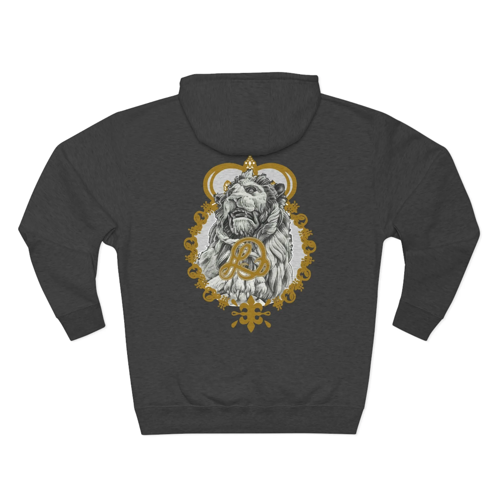 LD K.I.N.G & Crown Holder Unisex Premium Pullover Hoodie