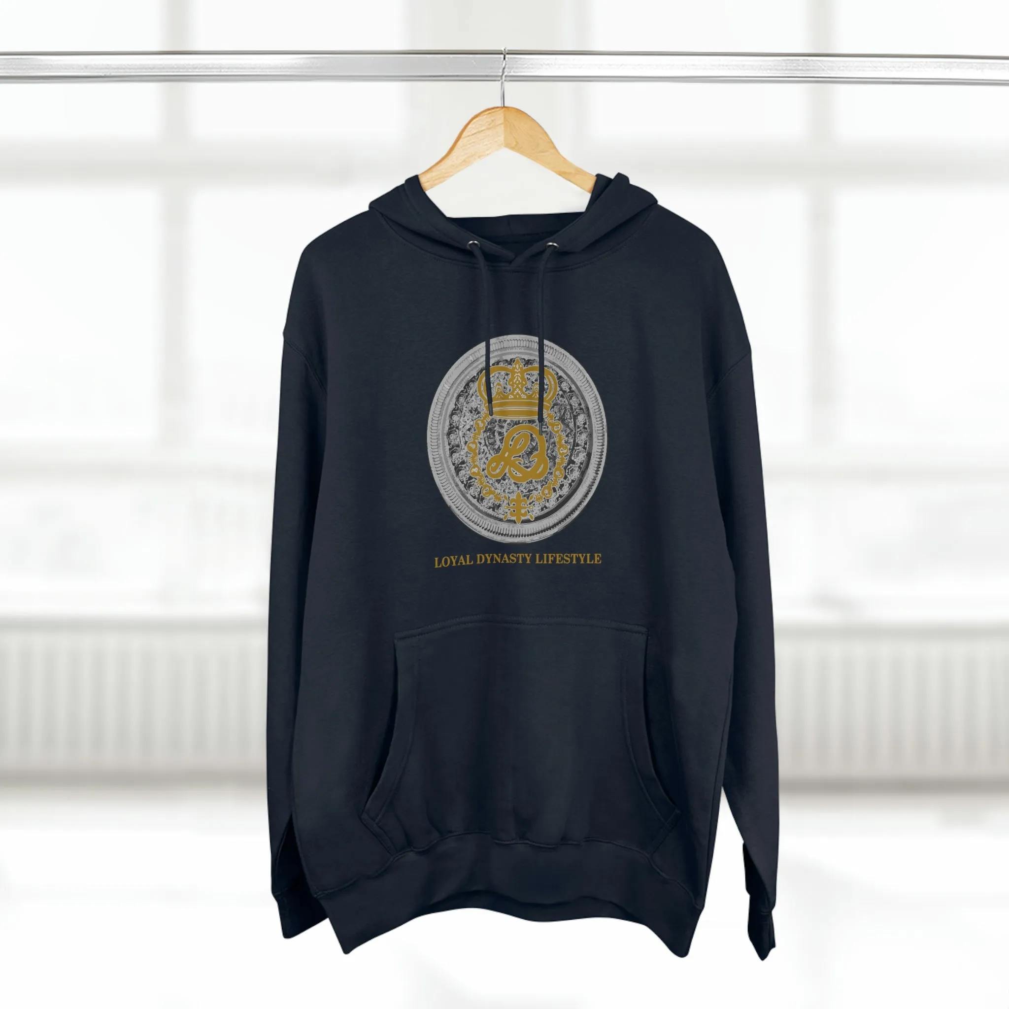 LD K.I.N.G & Crown Holder Unisex Premium Pullover Hoodie